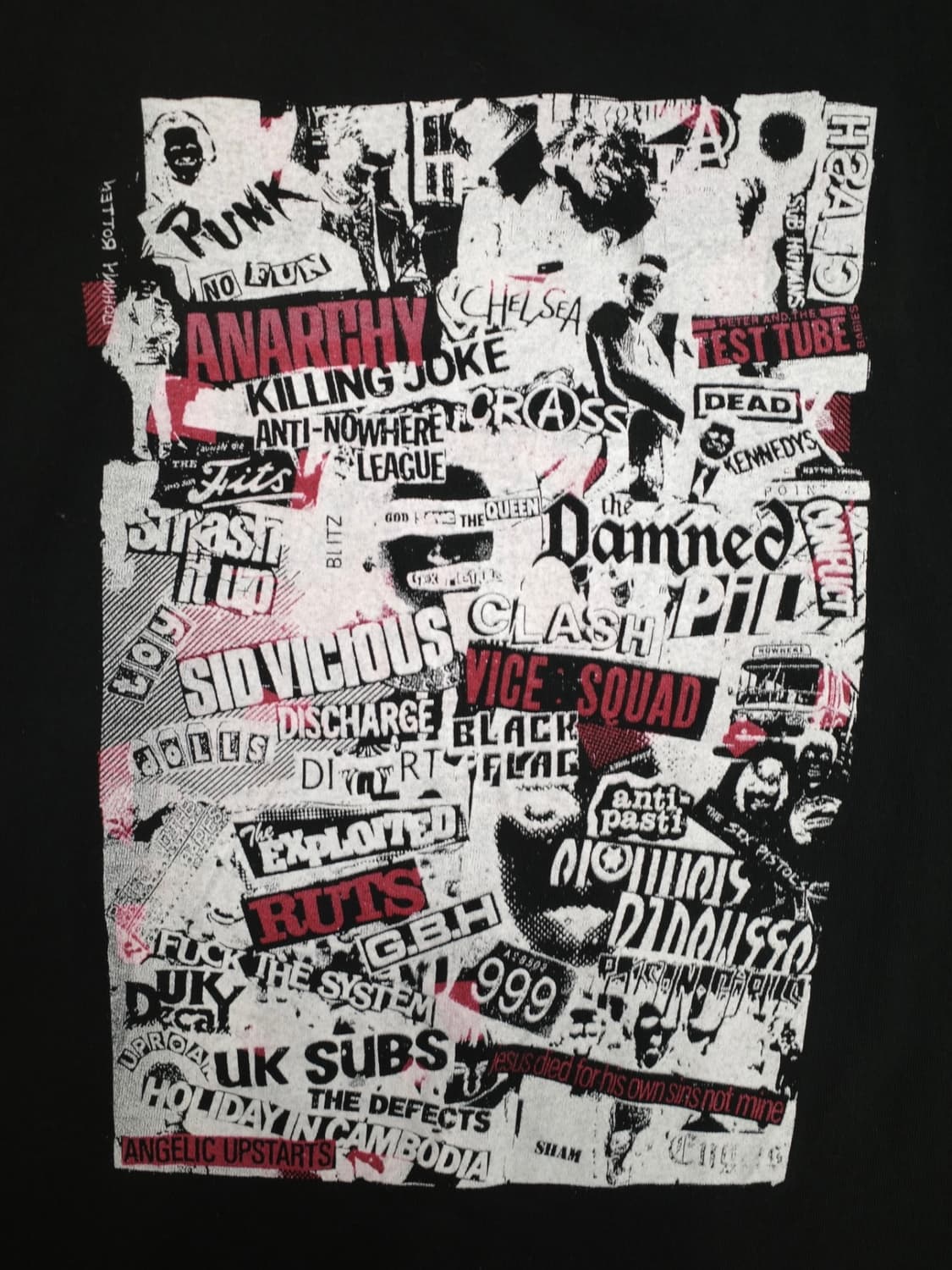 80’s 펑크 밴드 티셔츠 상품이미지2