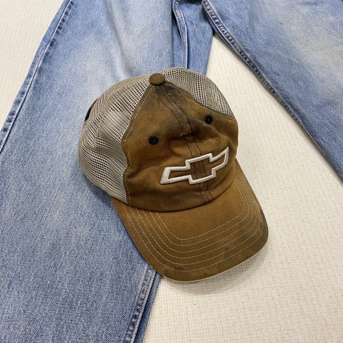 vintage chevrolet mesh cap 상품이미지1