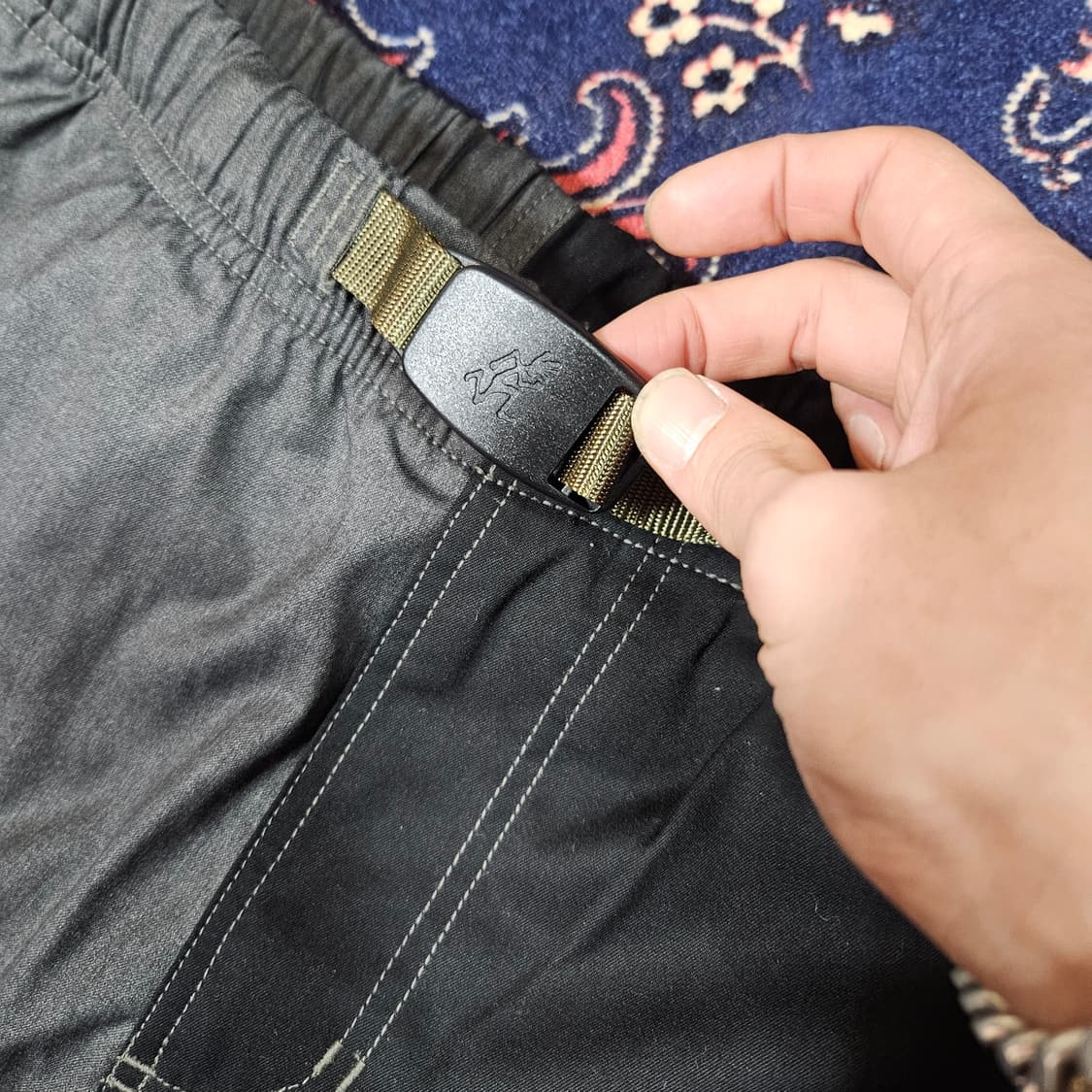 그라미치 x 이스트로그 투톤 블럭 팬츠 M size(30-32) 상품이미지7