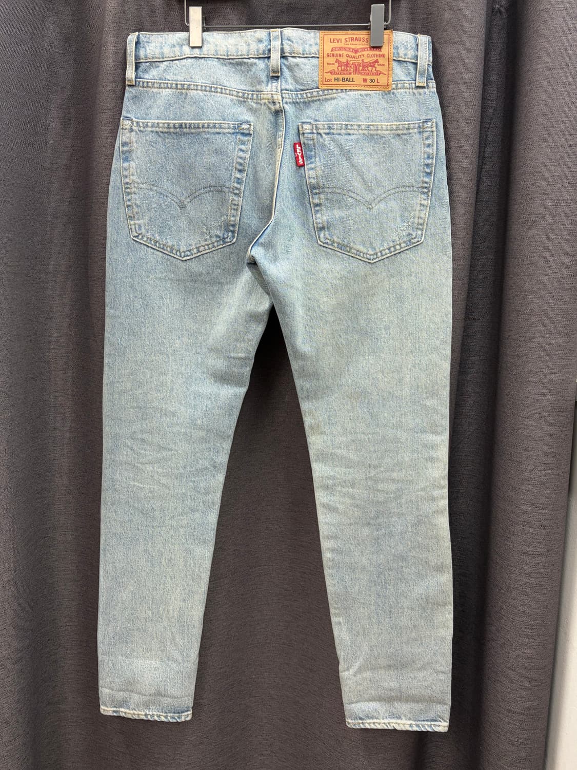 리바이스 프리미엄 하이볼 워싱 데미지드 데님 팬츠 상품이미지4