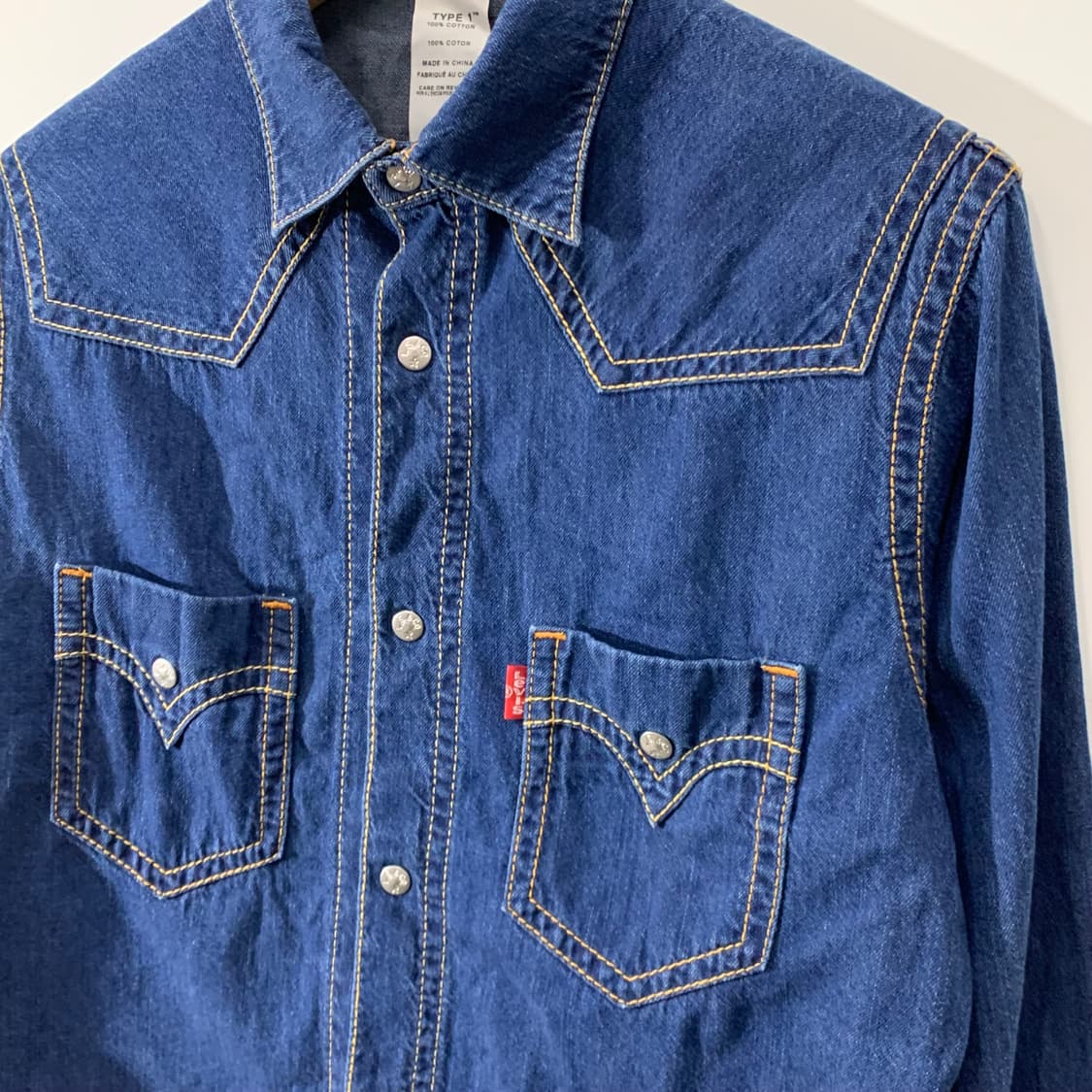 리바이스 타입1 데님 셔츠 상품이미지2