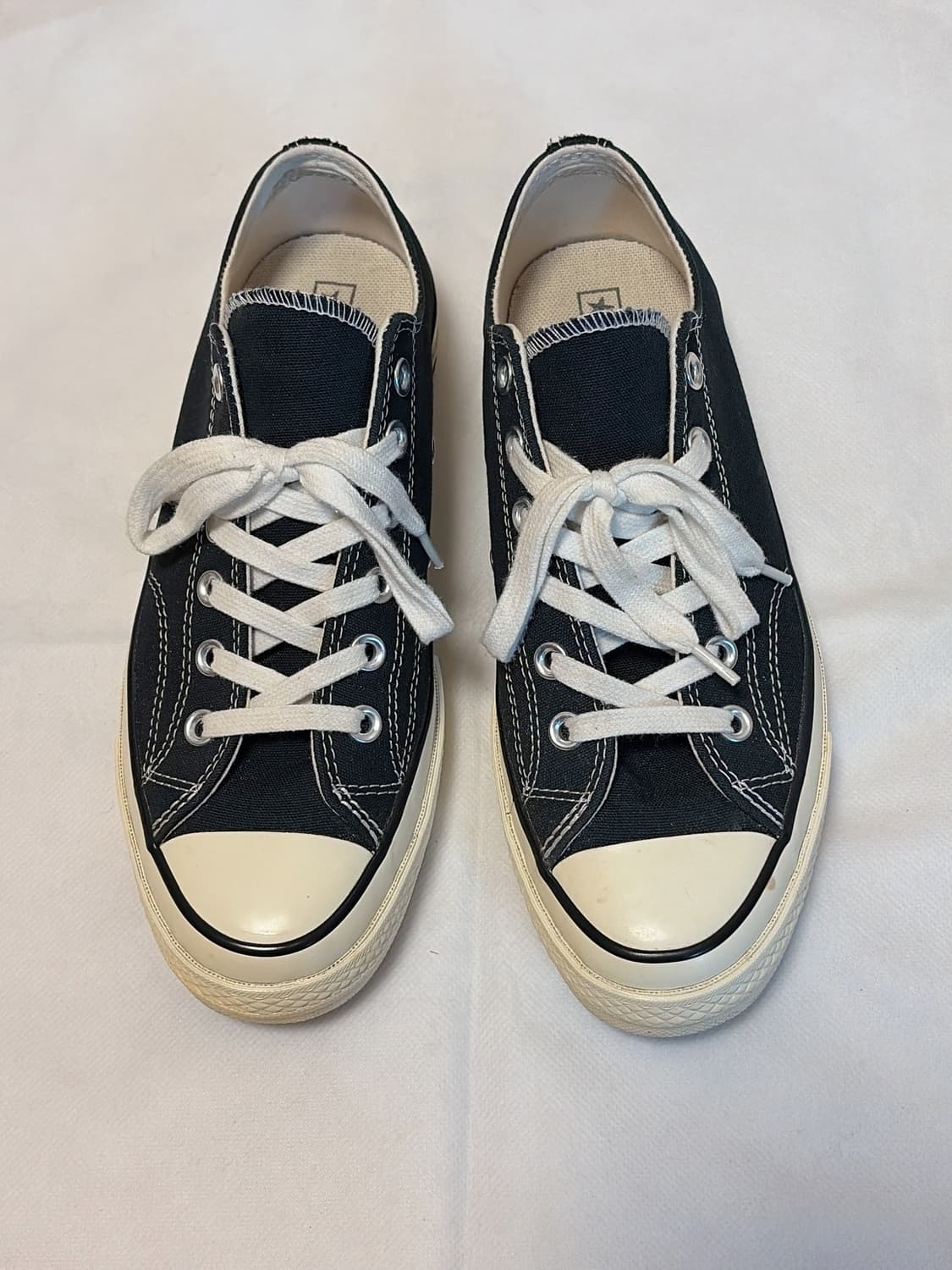 컨버스 척 70 로우 블랙 255-260 사이즈 판매합니다. 상품이미지1