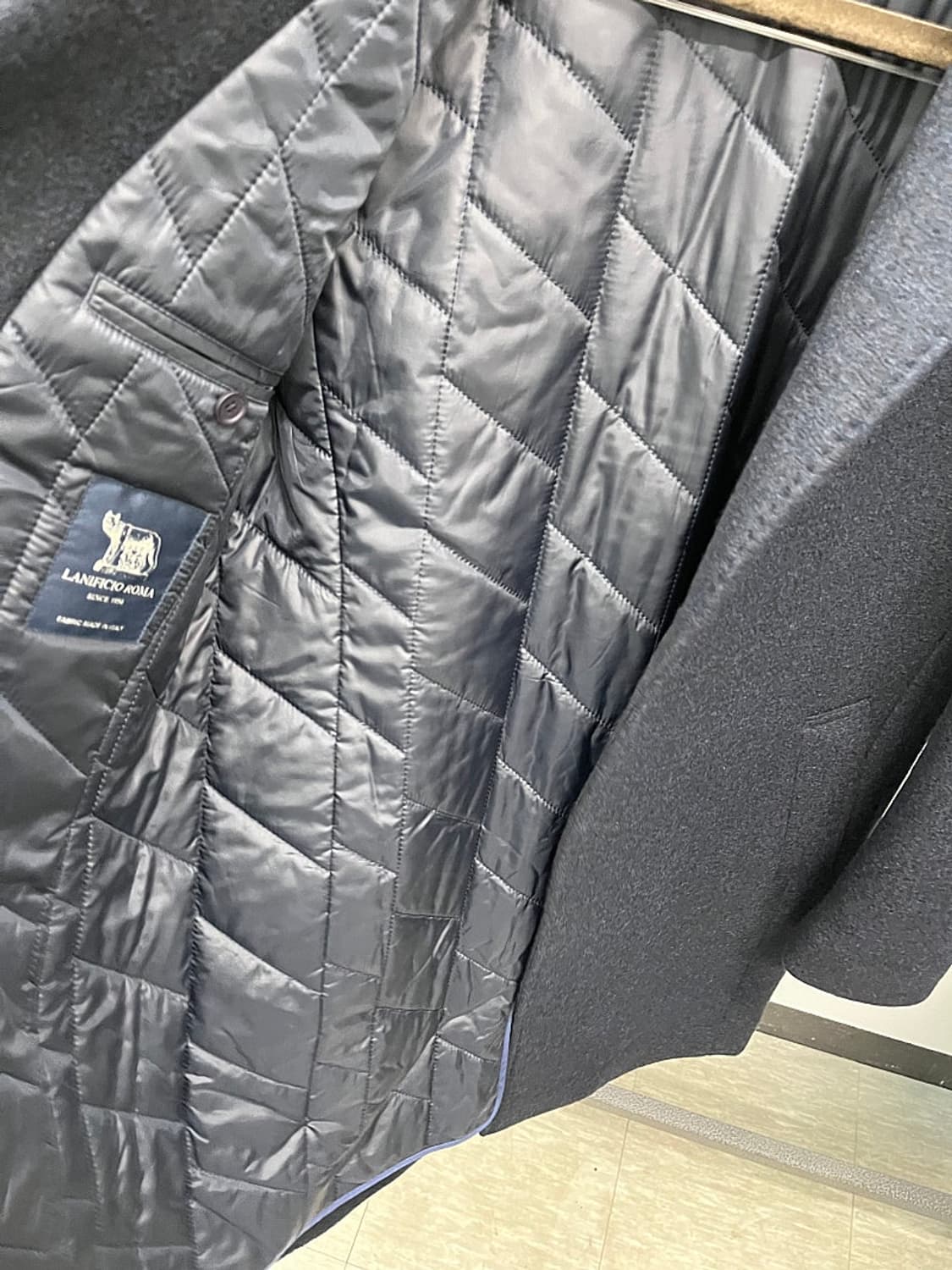 100) 갤럭시 패딩 울코트  상품이미지5