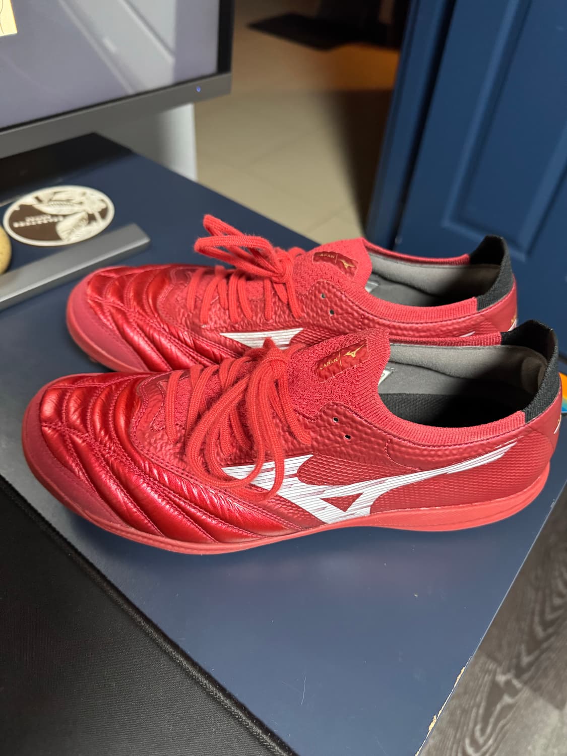 미즈노 모렐리아 네오 살라 베타 재팬 TF 풋살화 260mm 상품이미지1