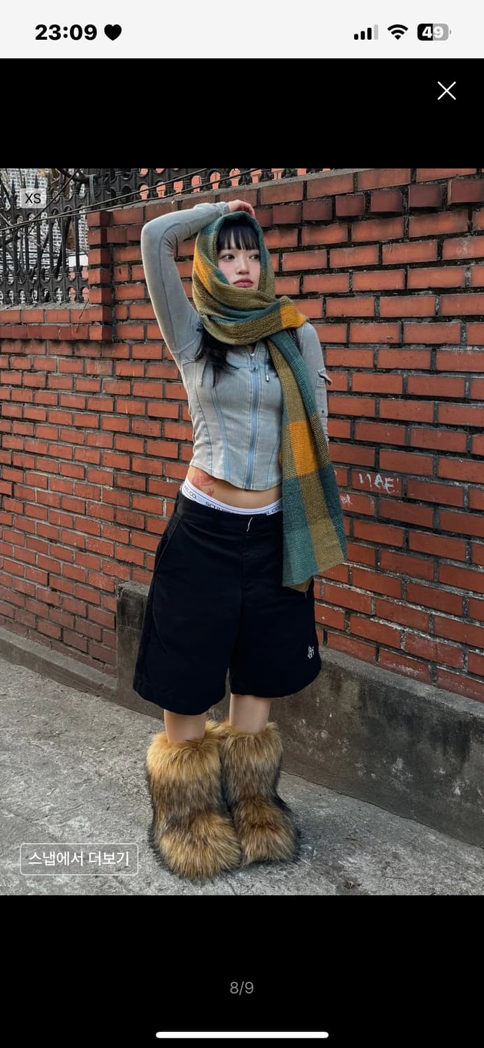 [S]스컬프터 Washed Bondage Hoodie WashedSage 상품이미지3