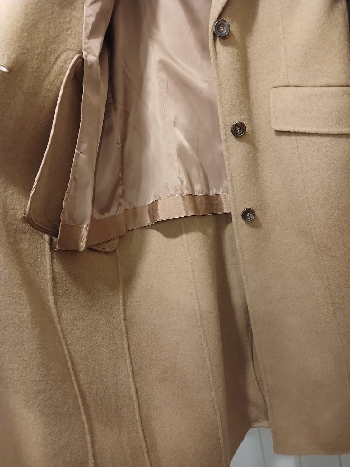 지컷 정품 여성 모 (낙타) 소재 롱코트 85-94-160 (55) 상품이미지5