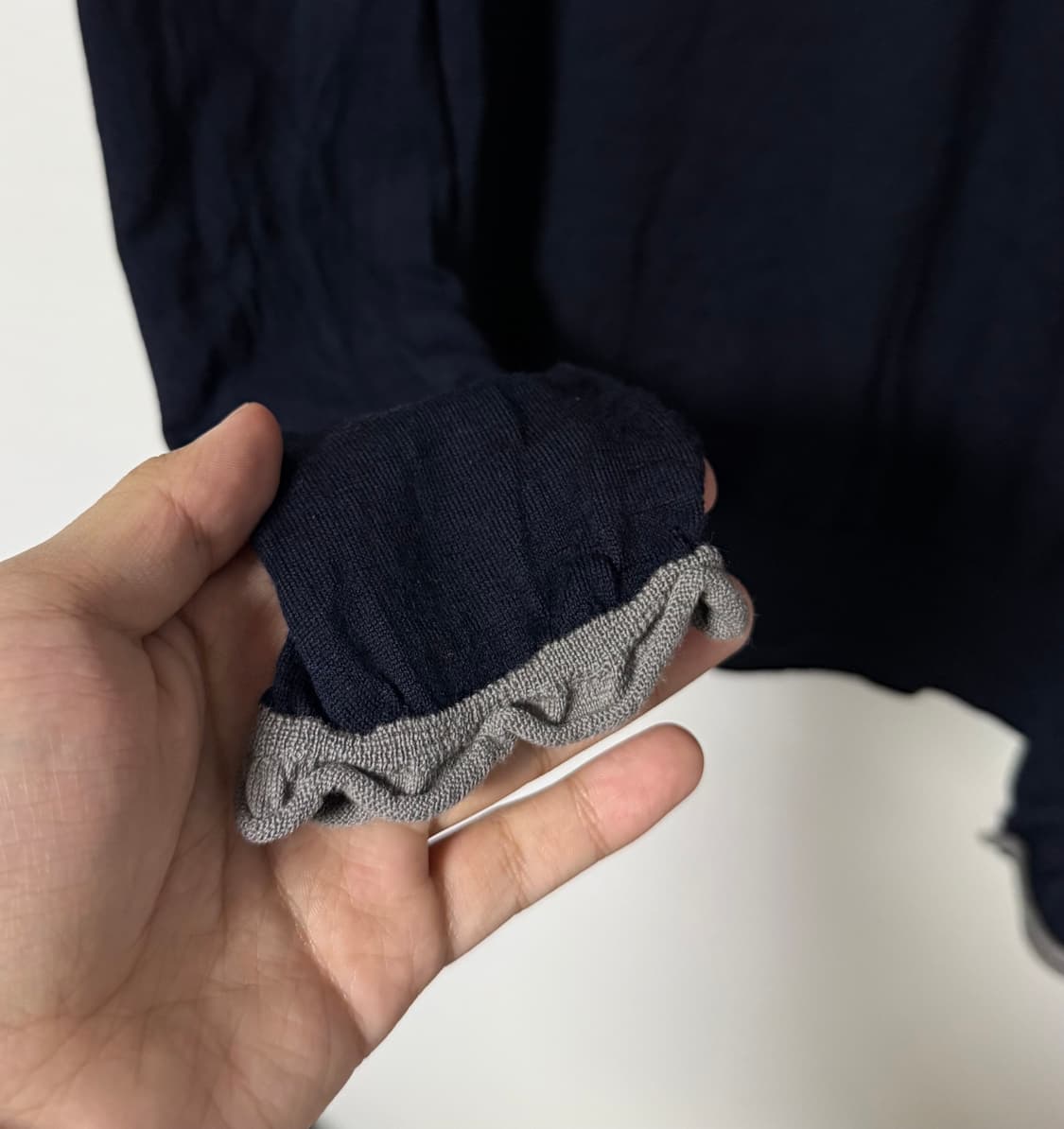 마틴 마르지엘라 소매 레이어드 데끼 니트 상품이미지4