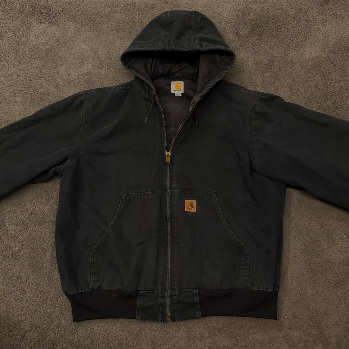[ 정품/L ] 칼하트 j280 blk 덕액티브 후드 자켓 상품이미지2