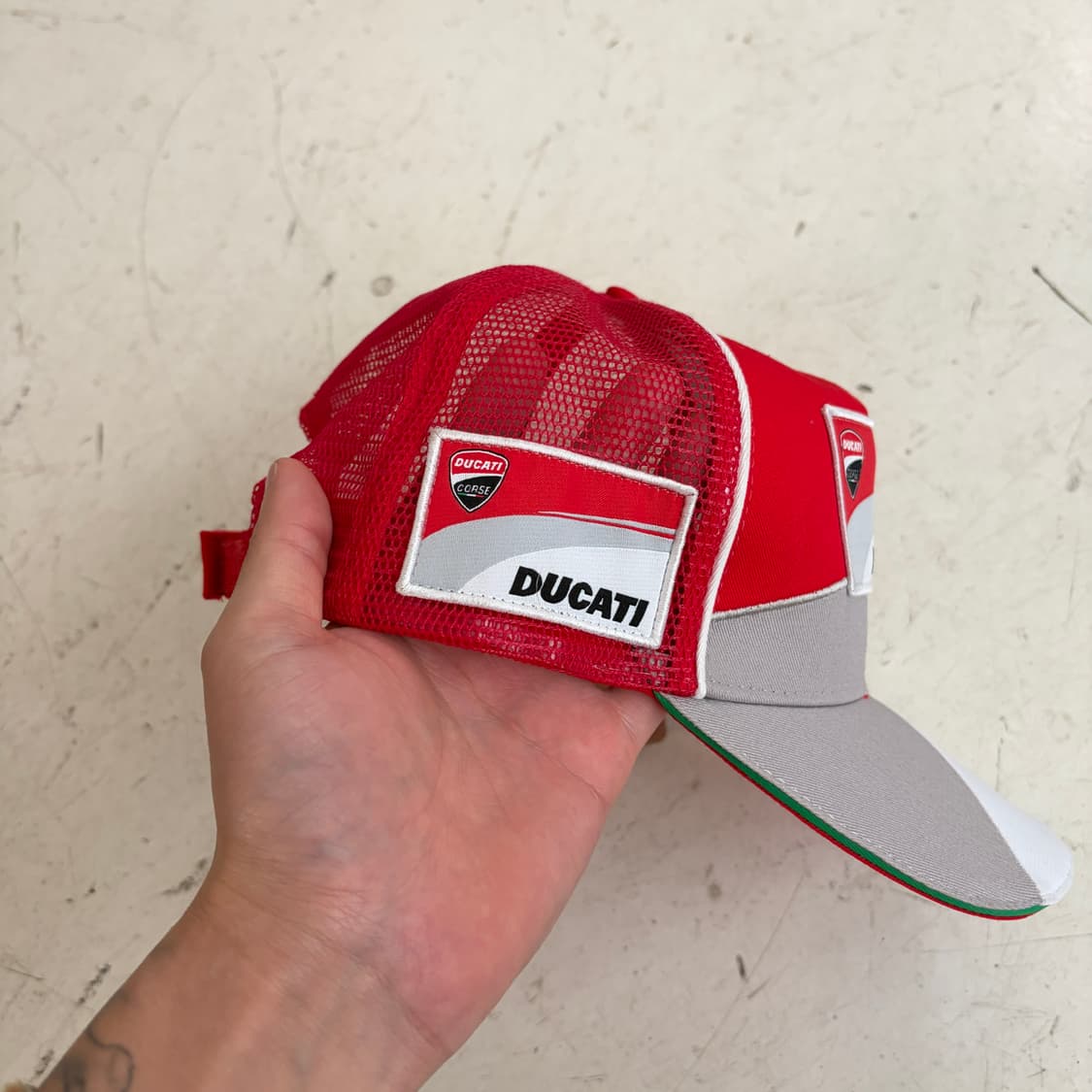 두카티 코르세 빈티지 메쉬 볼캡 OS 상품이미지3