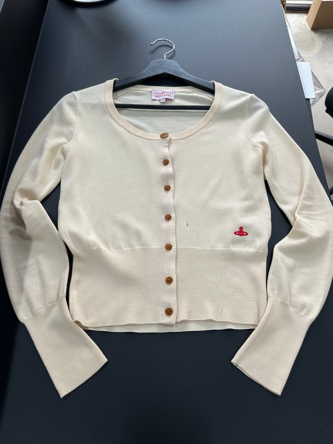 비비안웨스트우드 레드라벨 자수 울 가디건 상품이미지6