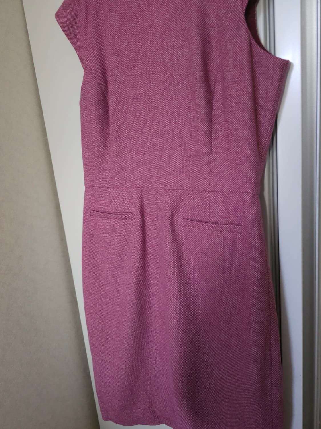 새상품)제이크루 핑크색 모직 원피스 상품이미지3