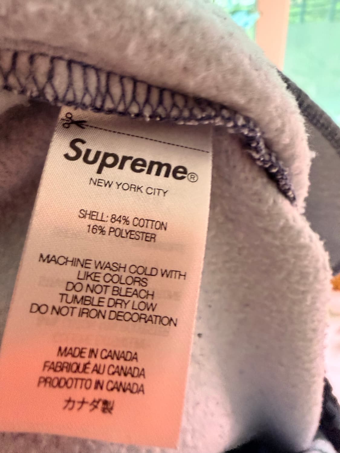 슈프림 스몰 박스 스웨트팬츠 블루 타이거 카모 - 24FW 상품이미지6