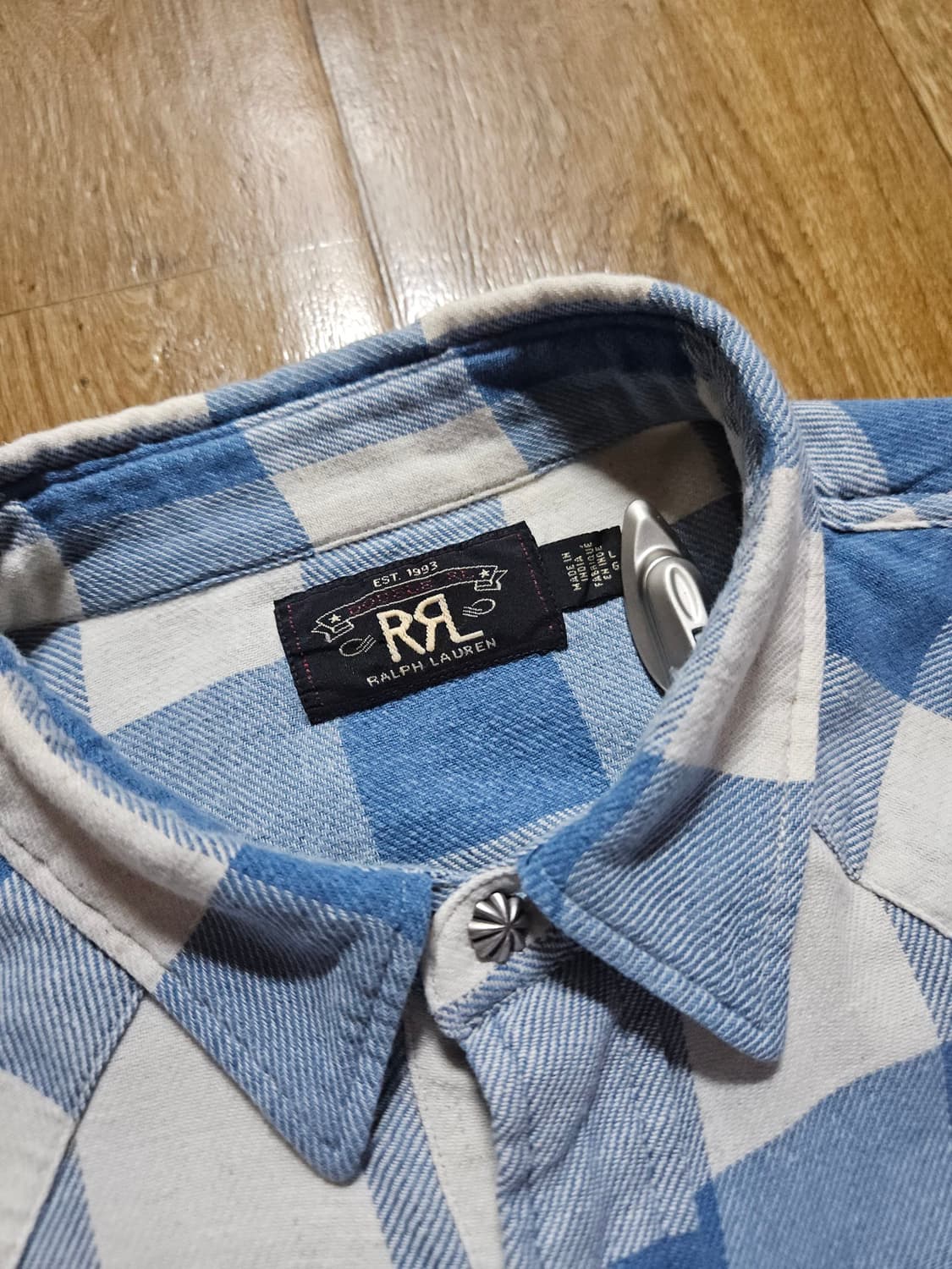 RRL 더블알엘 웨스턴 플레이드 셔츠 상품이미지5