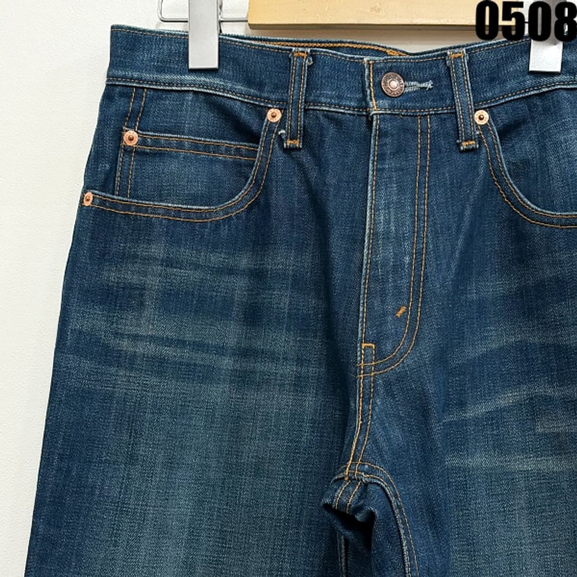 리바이스 206 중청 워싱 스트레이트핏 데님 팬츠 W78L86 0508 상품이미지3