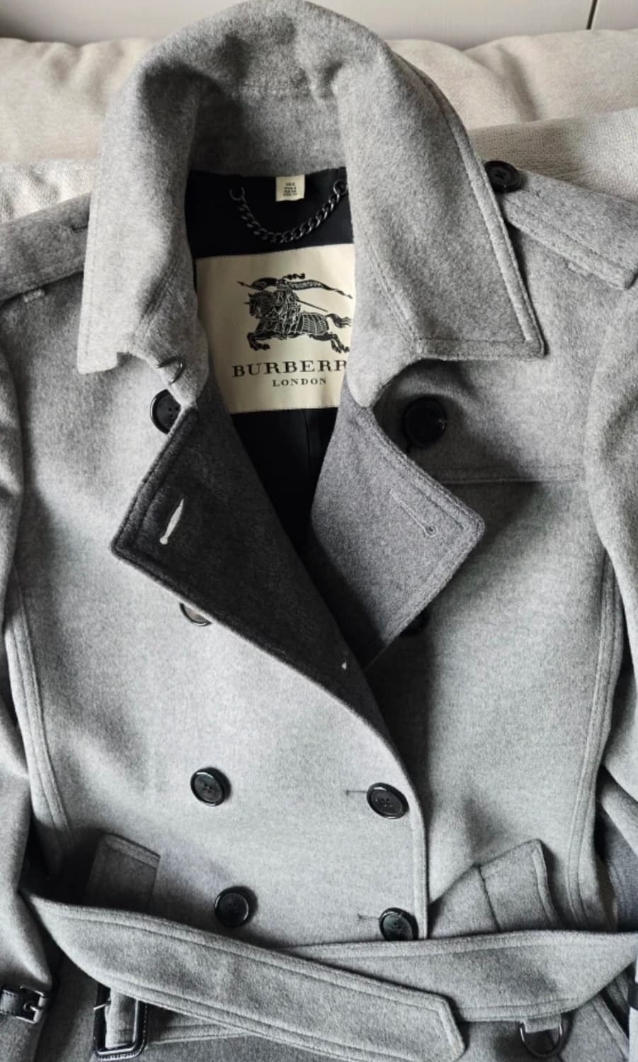 버버리 런던 케시미어 혼방 코트 정품 상품이미지3