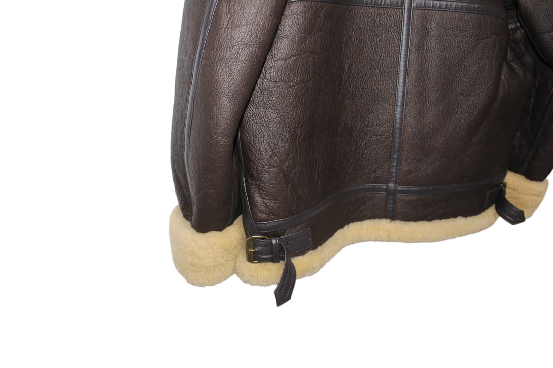 1990s 쉽스킨 시어링 B-3 폭격기 무스탕 상품이미지7