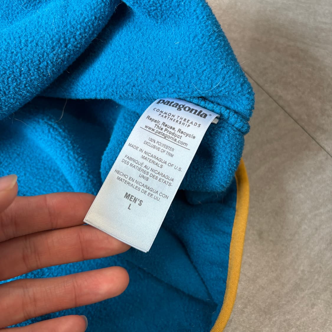 파타고니아 정품 블루 신칠라 스냅티 상품이미지8