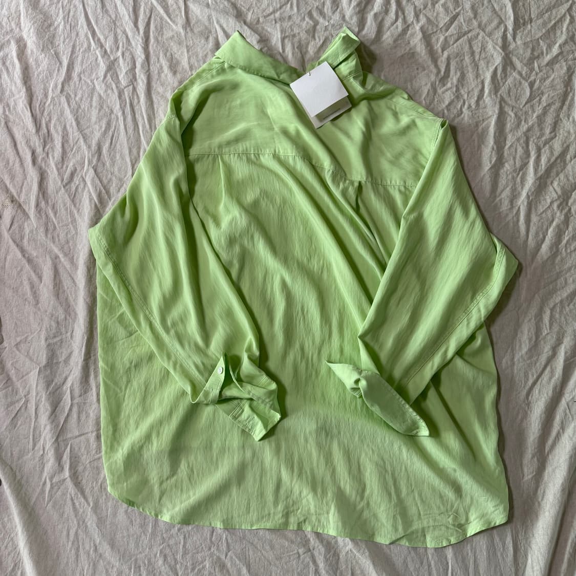 아비에무아 내추럴 오픈 오버핏 셔츠 새상품  상품이미지4