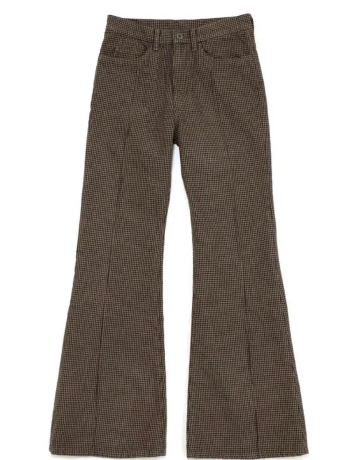 캐피탈 kapital 체크 부츠컷 팬츠 상품이미지1