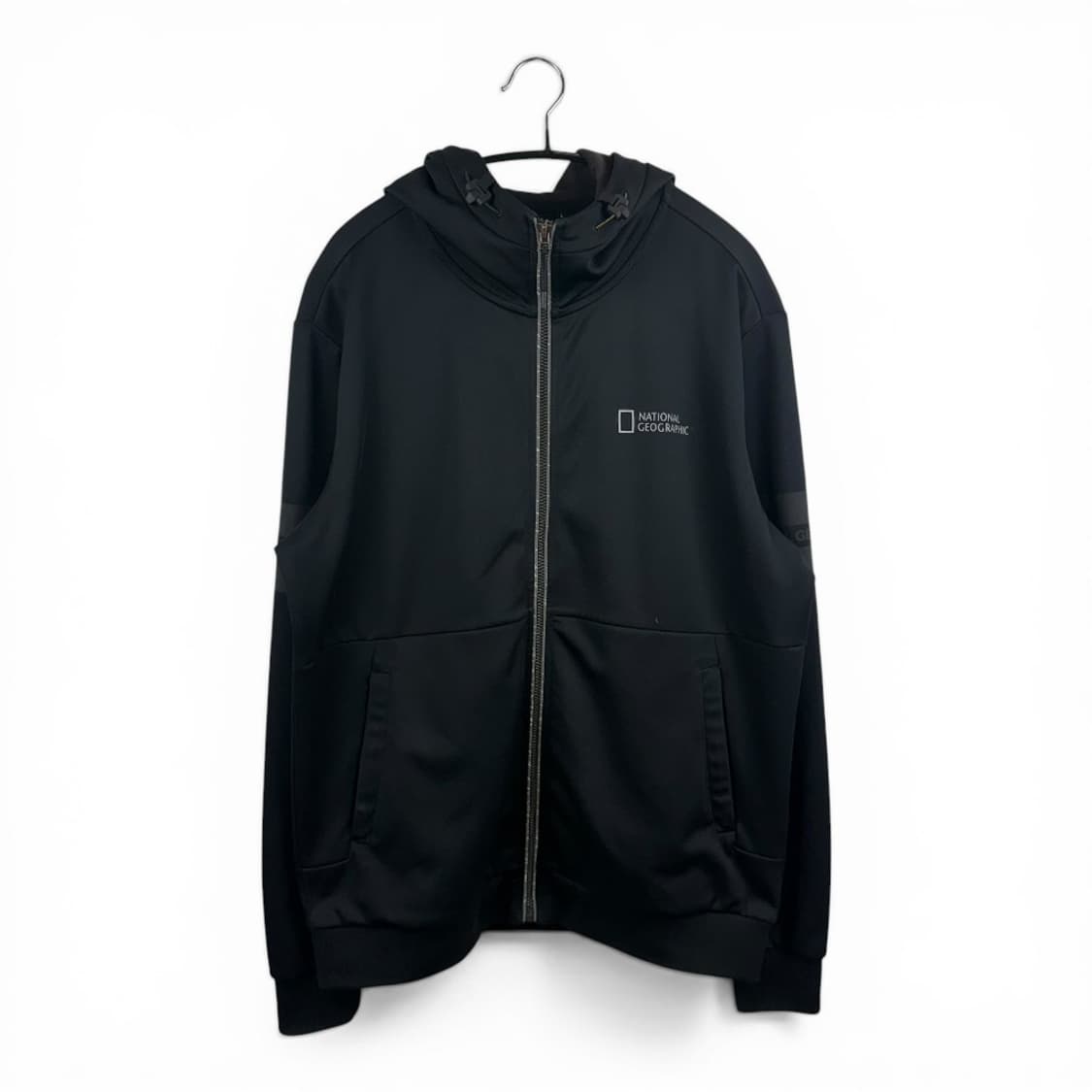 (L) 내셔널지오그래픽 오카피 저지 트레이닝 후드집업 블랙 상품이미지1