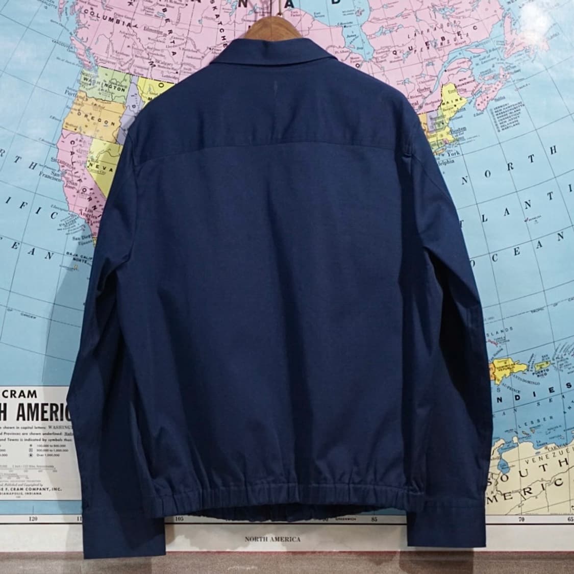 닐바렛 체스트 스트랩 블루종 셔츠 상품이미지4