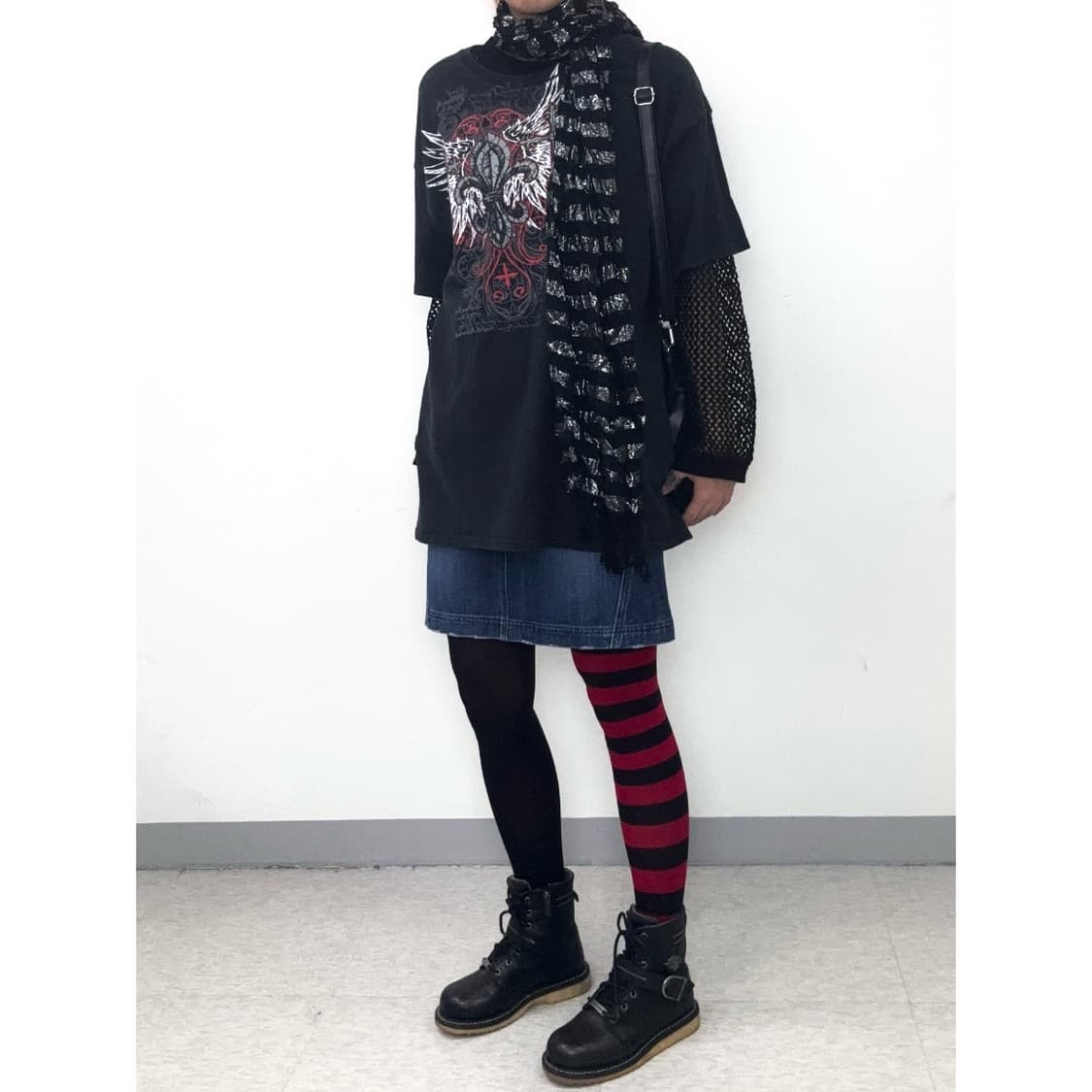 빈티지 펑크 락시크 티셔츠 상품이미지3