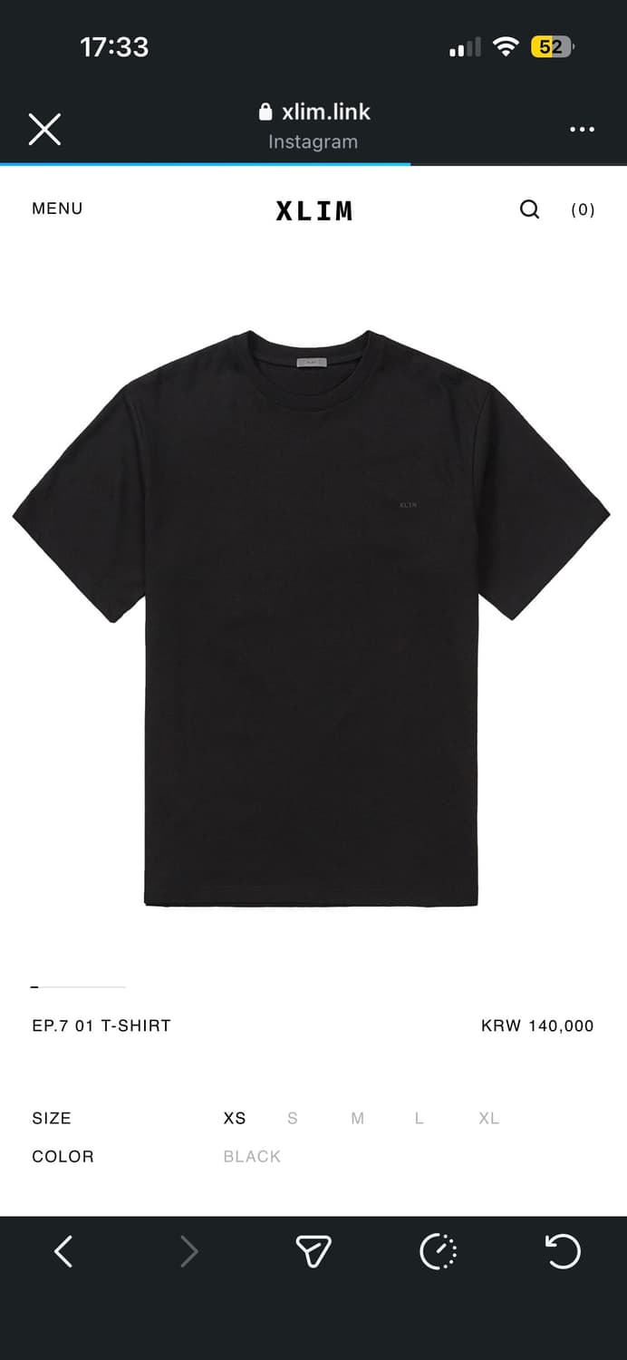 Xlim ep7  반팔 1 m사이즈 상품이미지1