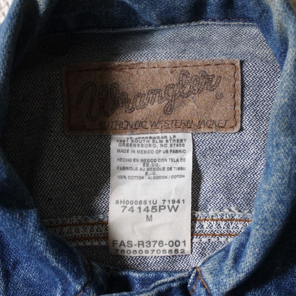 90‘s Wrangler 랭글러 웨스턴 데님 자켓 L014 상품이미지6