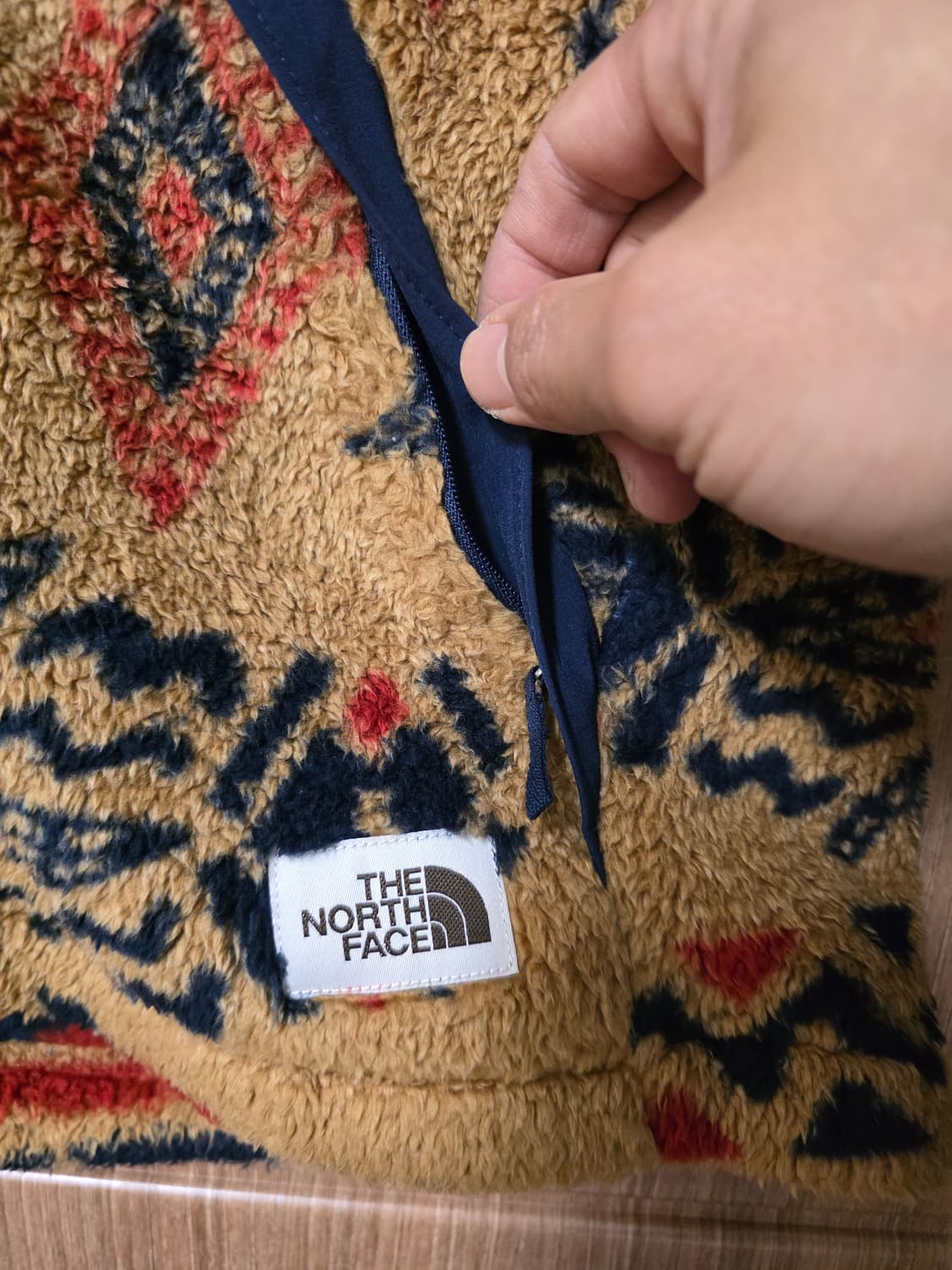 노스페이스 나바호 패턴 여성 플리스 베스트 조끼 M 상품이미지4