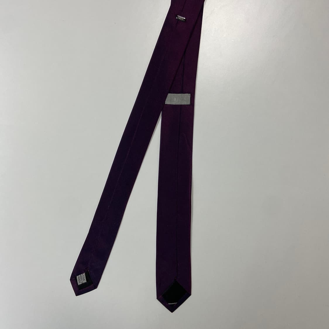 신형 디올 (DIOR) 퍼플 정품 명품 넥타이 4.1cm 상품이미지3