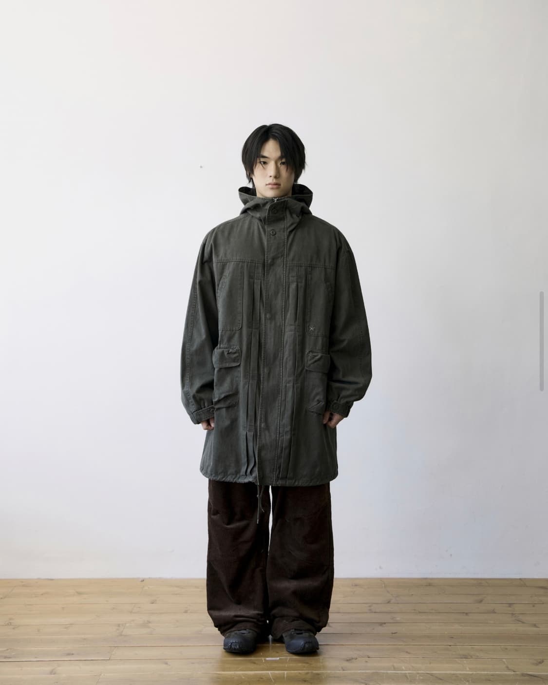 더콜디스트모먼트 TCM vintage fishtail jacket(카키) 상품이미지2