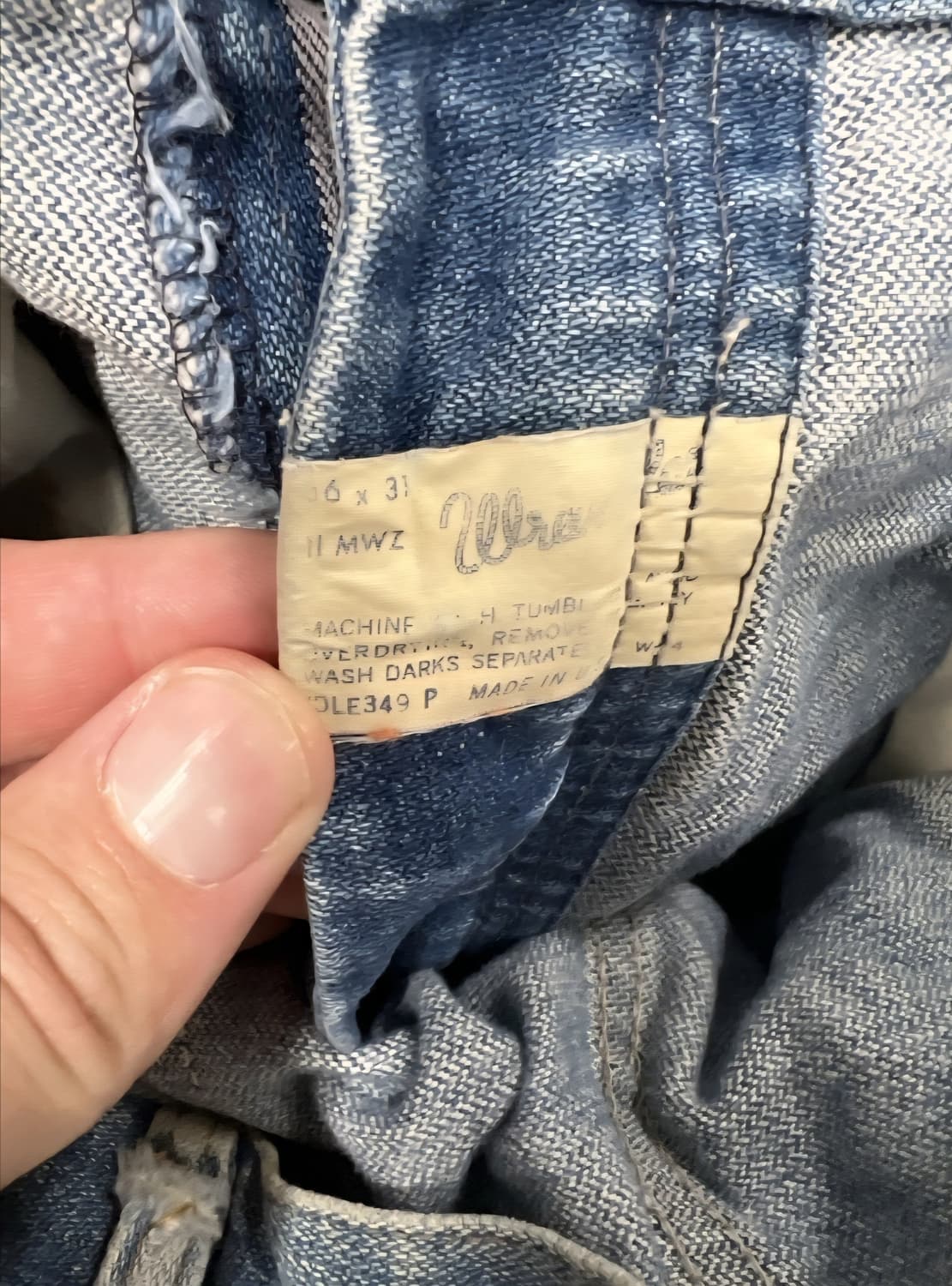Early 70's wrangler 11mwz 상품이미지9