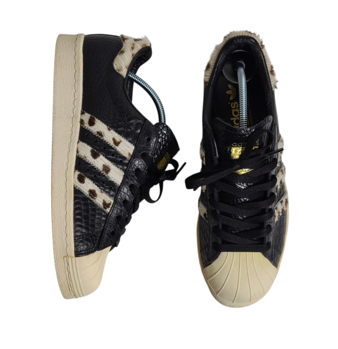 245) ADIDAS 아디다스 80s 슈퍼스타 애니멀 블랙 상품이미지6