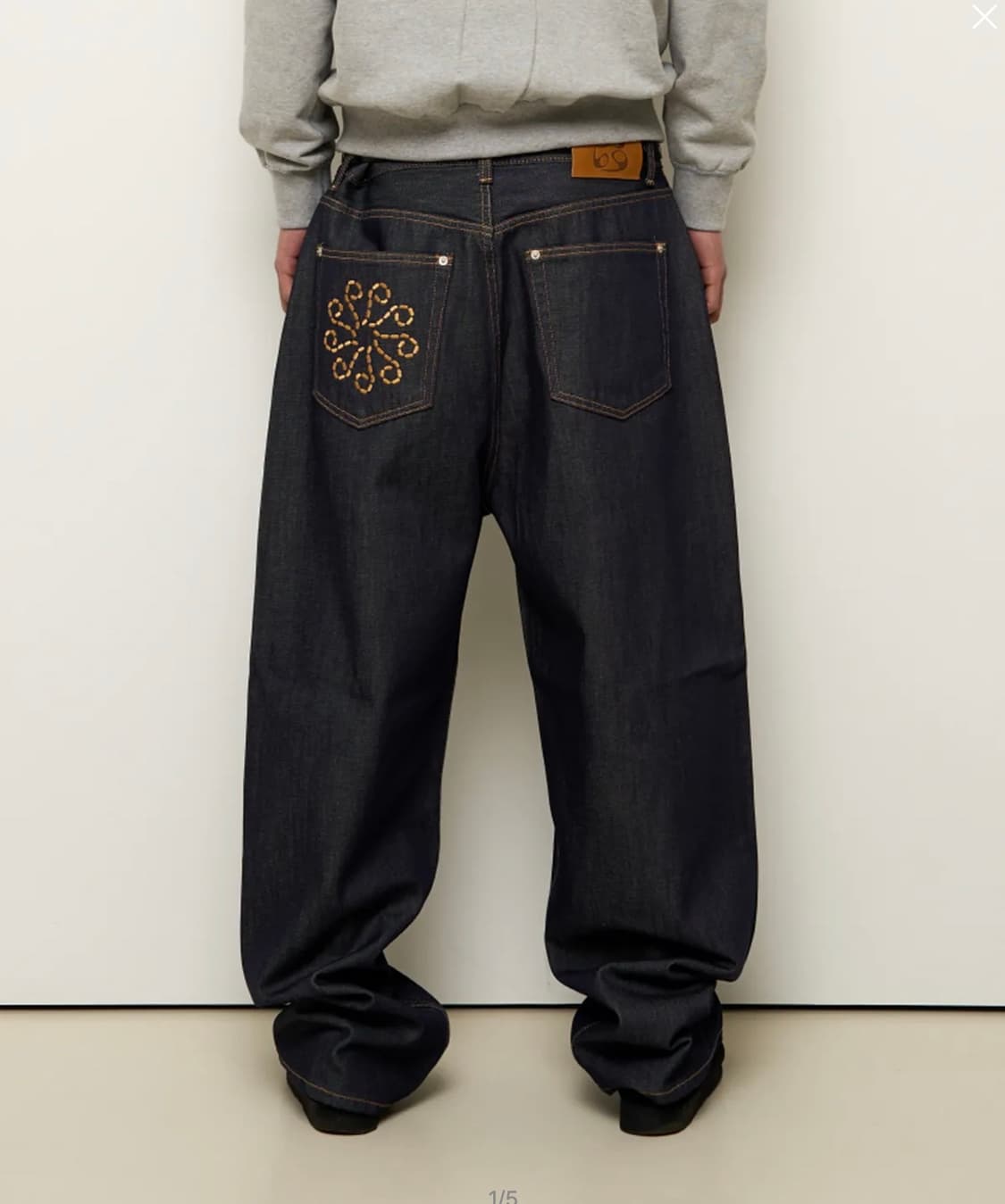 [0] Linking Wide Denim Pants 상품이미지1