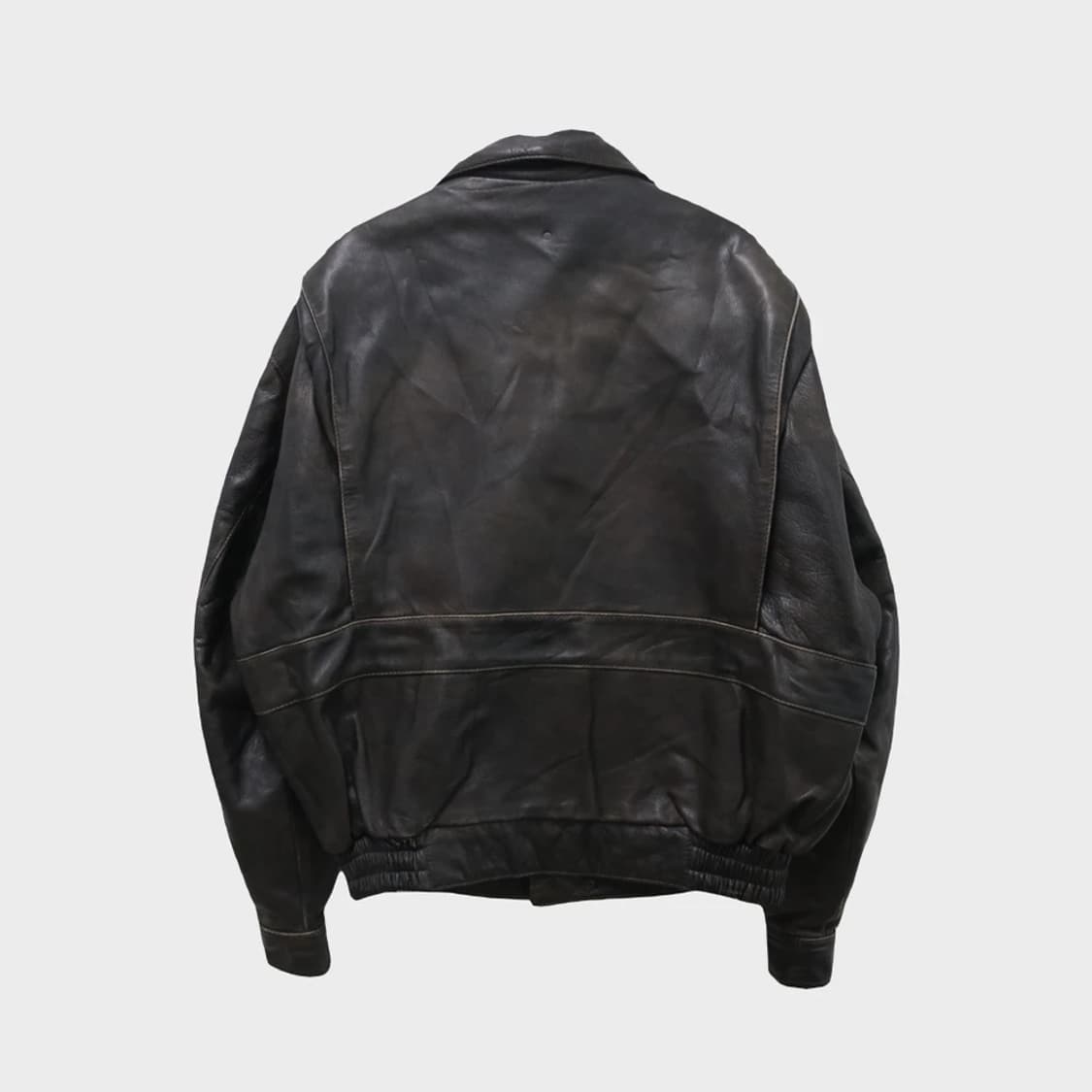 프론트 포켓 가죽 자켓 60970 상품이미지2