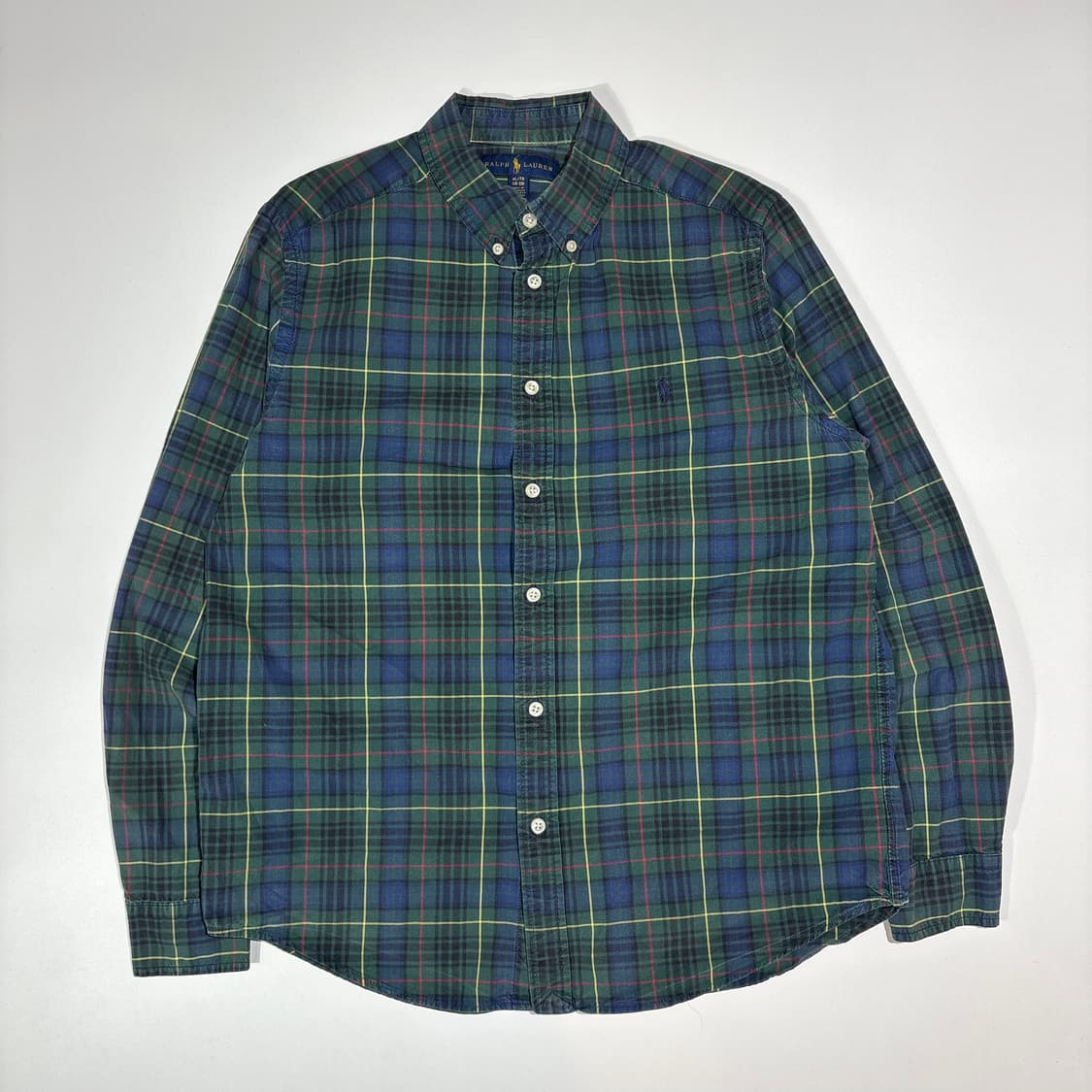 폴로랄프로렌 그린 타탄 체크 셔츠 상품이미지1