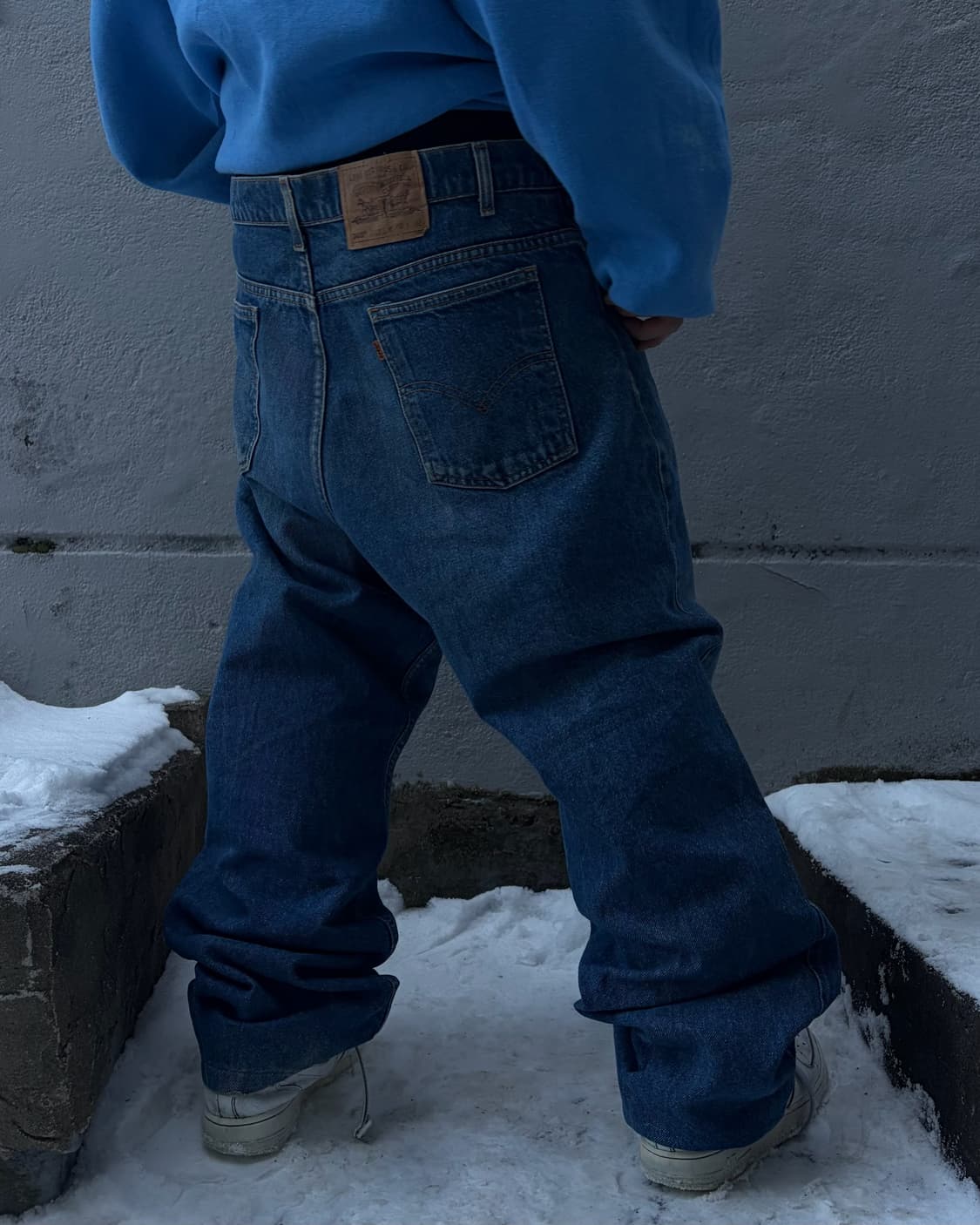 90s 🇺🇸 LEVIS 505 orange tab denim pant 상품이미지4