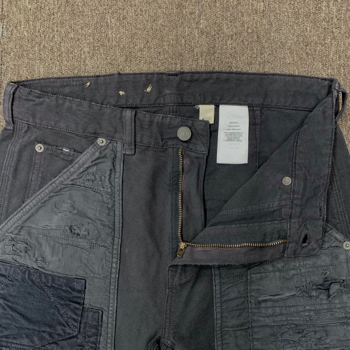 [31] 데님 앤 서플라이 랄프로렌 패치워크 더블니 카펜터 데님팬츠 상품이미지5