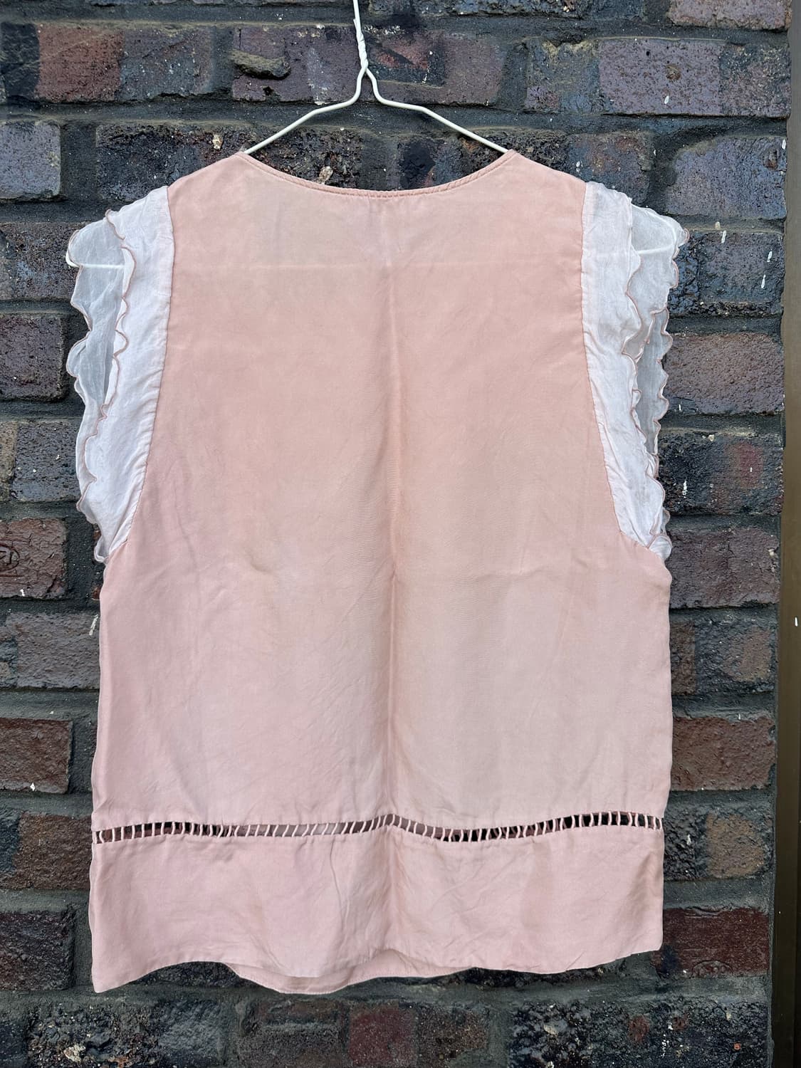 Stella Mccartney 핑크 프릴 슬리브리스 상품이미지2