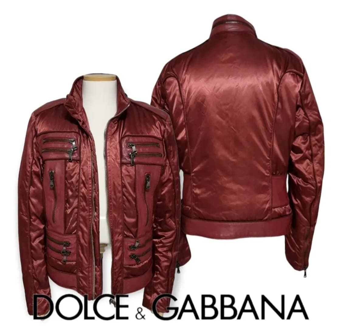 07 FW D&G Dolce&Gabbana 돌체앤가바나 아카이브 가죽자켓 상품이미지1