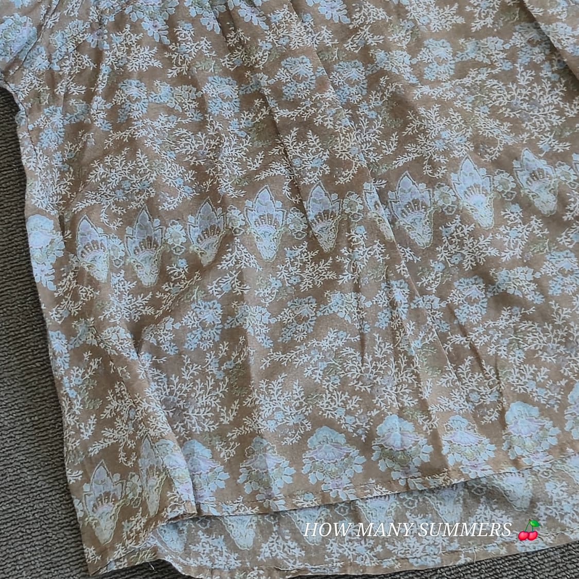 빈티지 에스닉 무드 코튼 블라우스 상품이미지3