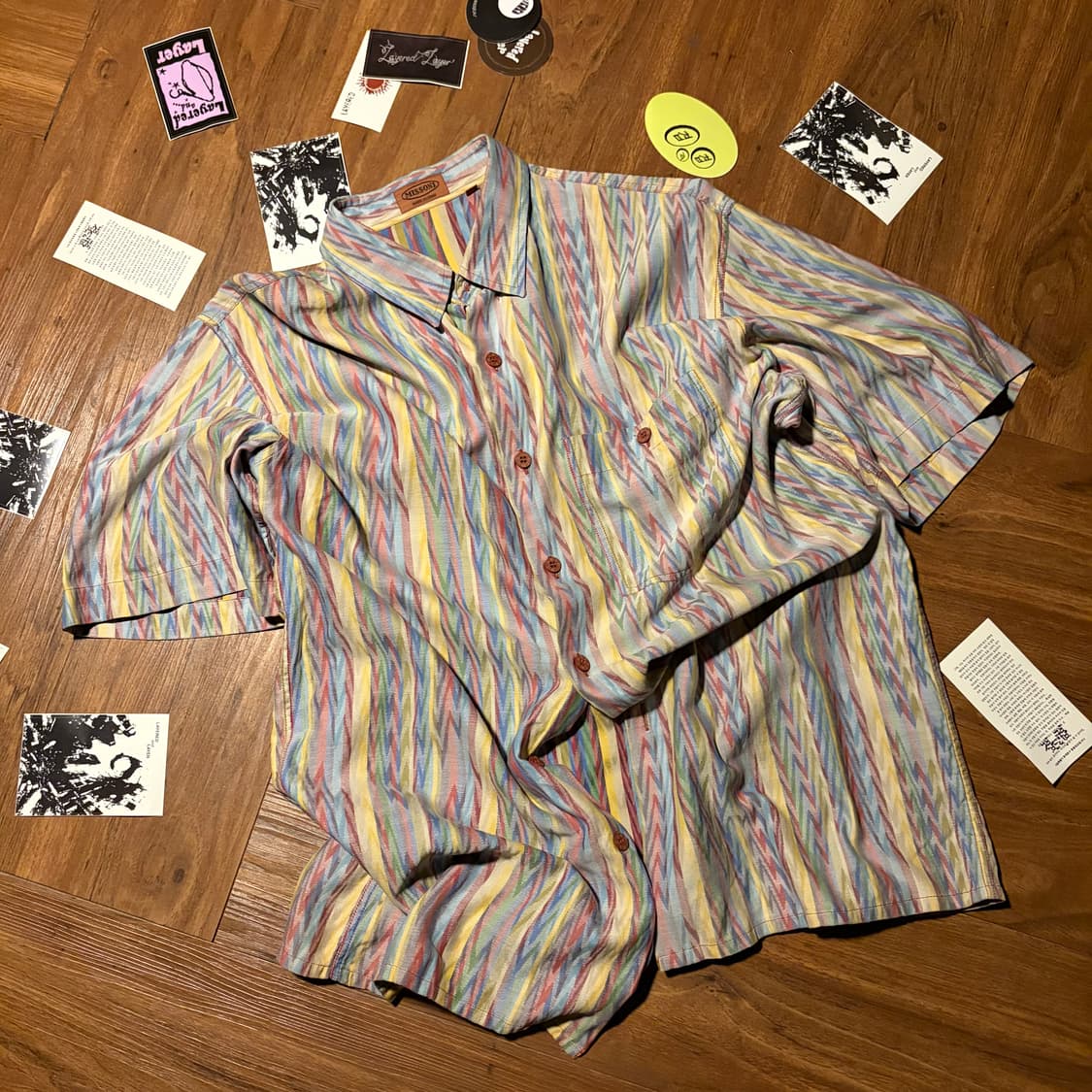 Missoni mix pattern half shirt 상품이미지1