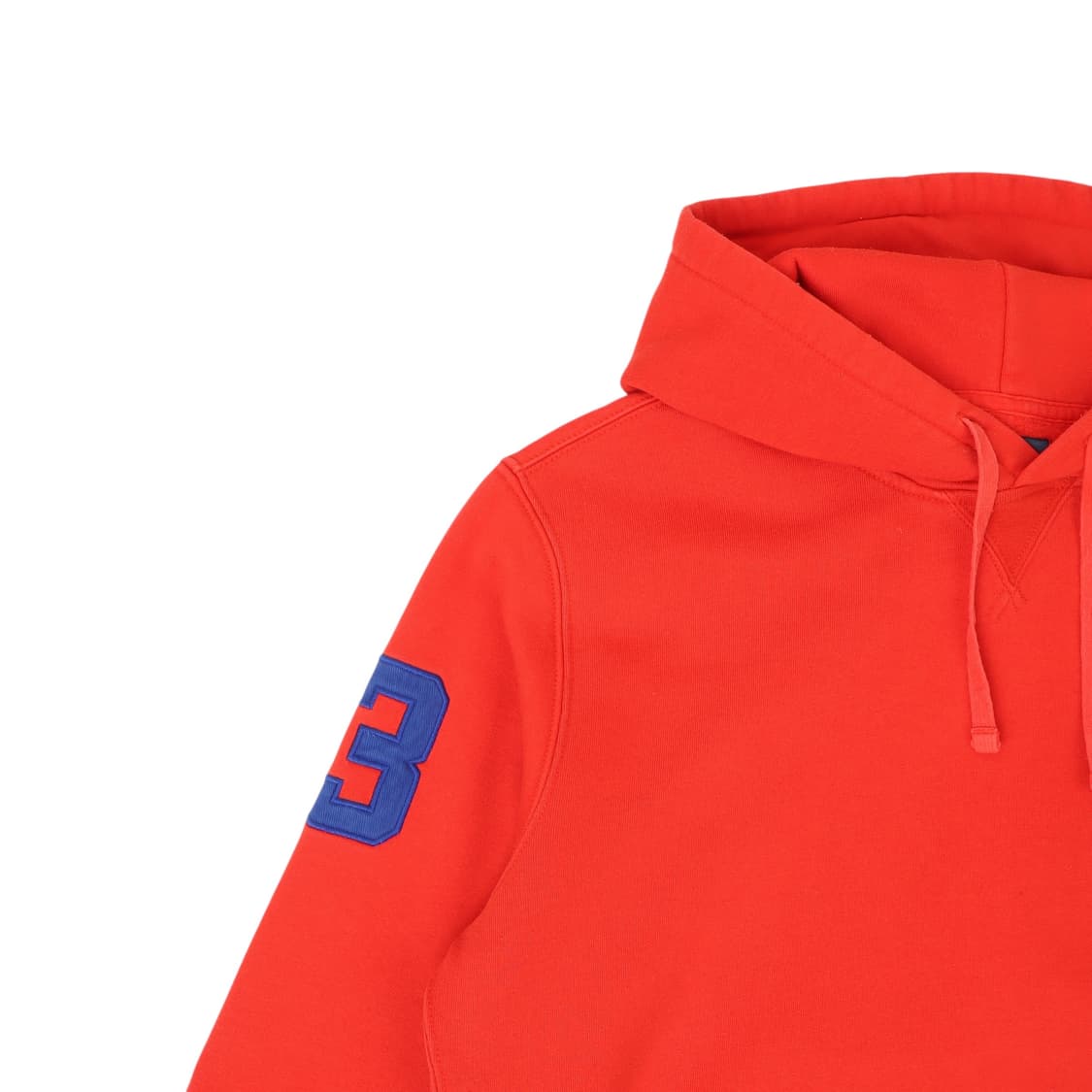 폴로 랄프로렌 레드오렌지 빅포니 후드티 상품이미지3