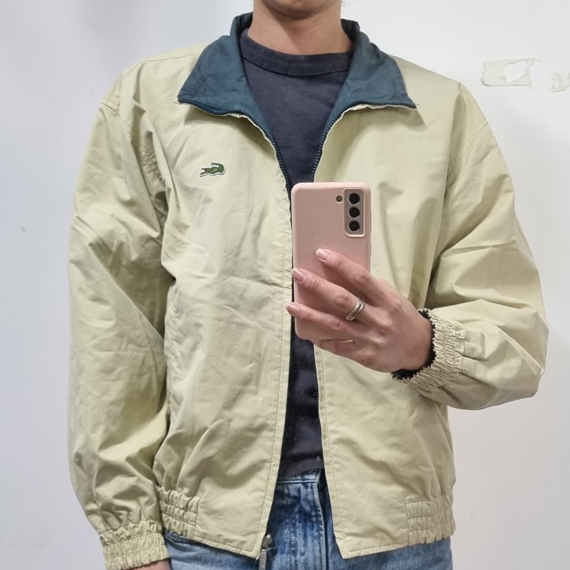 라코스테 리버시블 블루종 자켓  상품이미지4