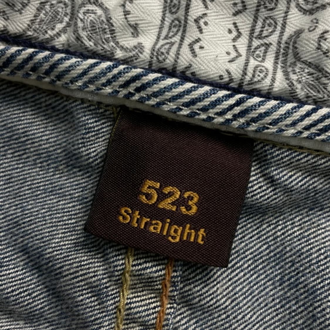 34 리바이스 523 페인트 청바지 상품이미지3