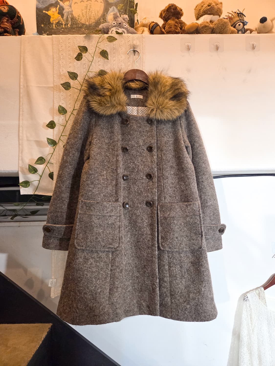 코코아 더블버튼 코트 상품이미지1