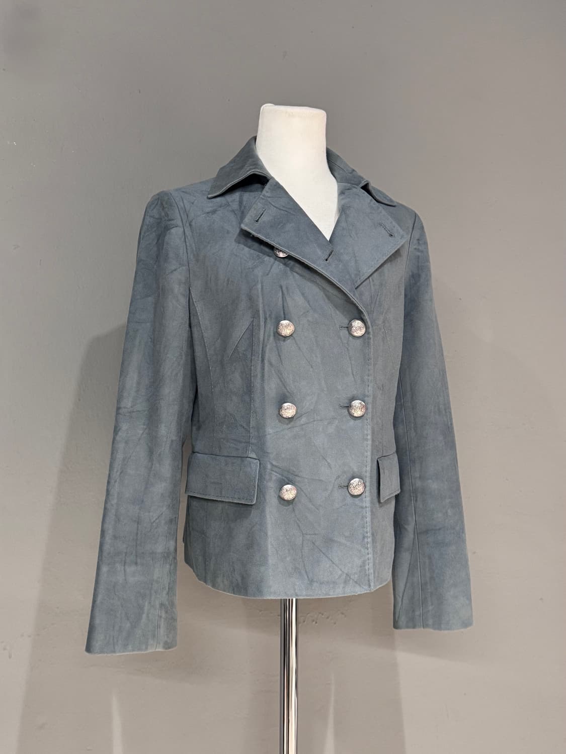 Lanvin 랑방 컬렉션 더블 스웨이드 가죽자켓 상품이미지1
