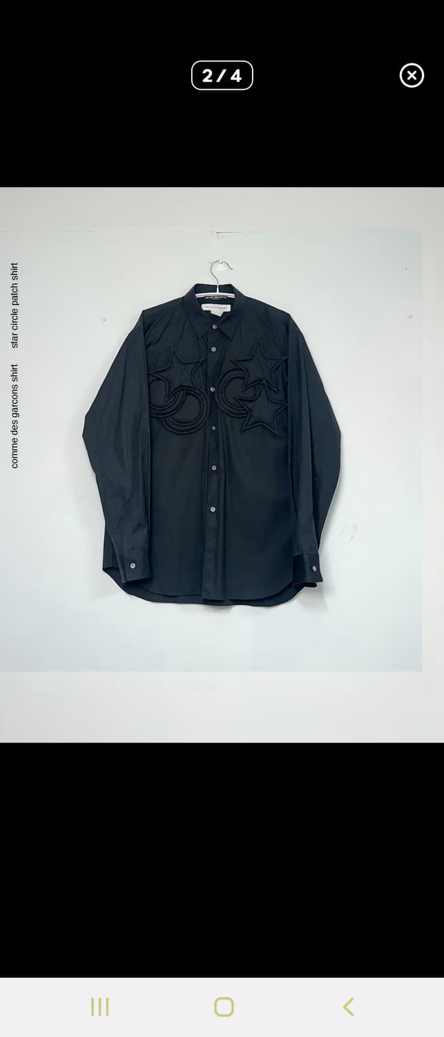 꼼데가르송 Star circle patch shirt 상품이미지1