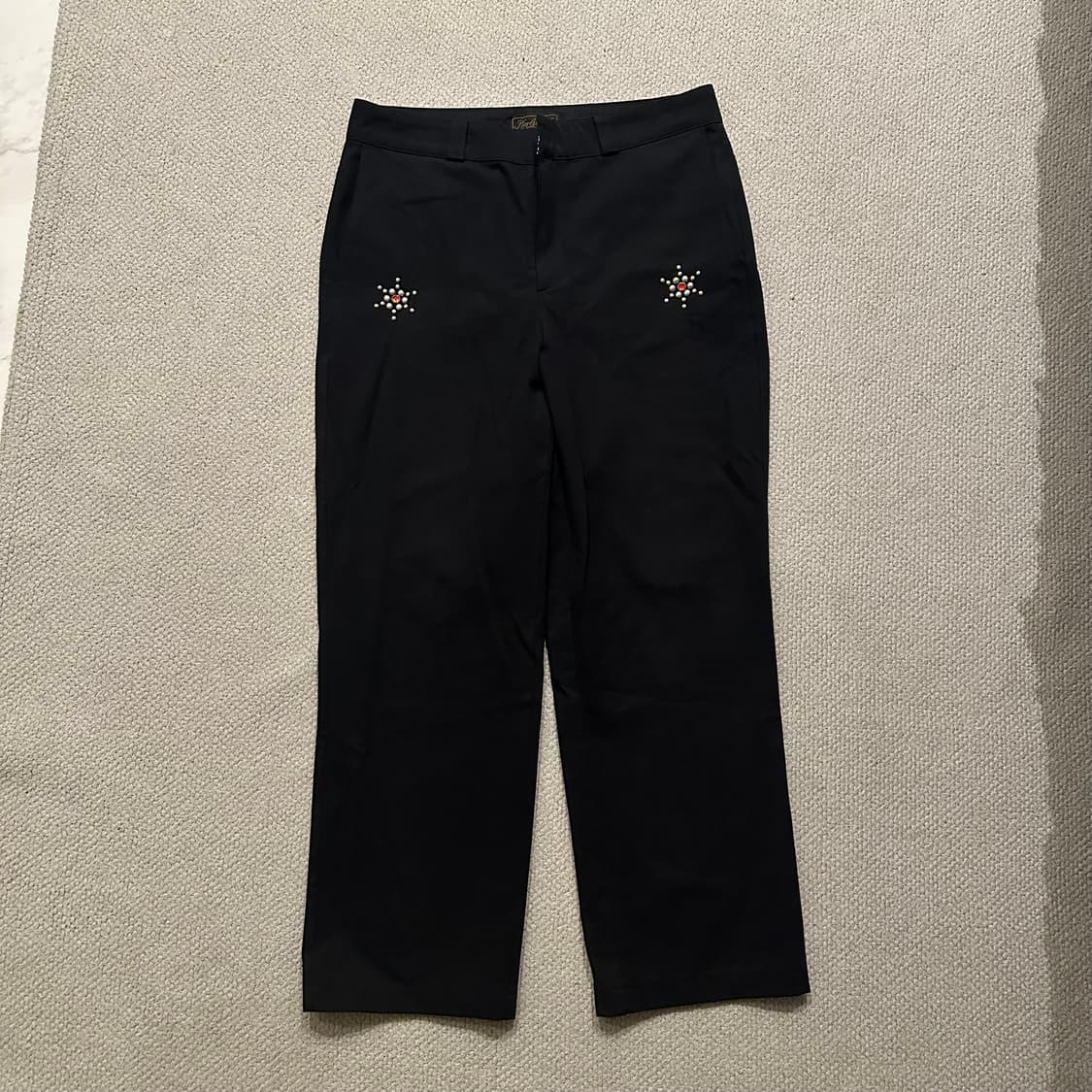 잼스톤 스터드 블랙 팬츠 상품이미지2