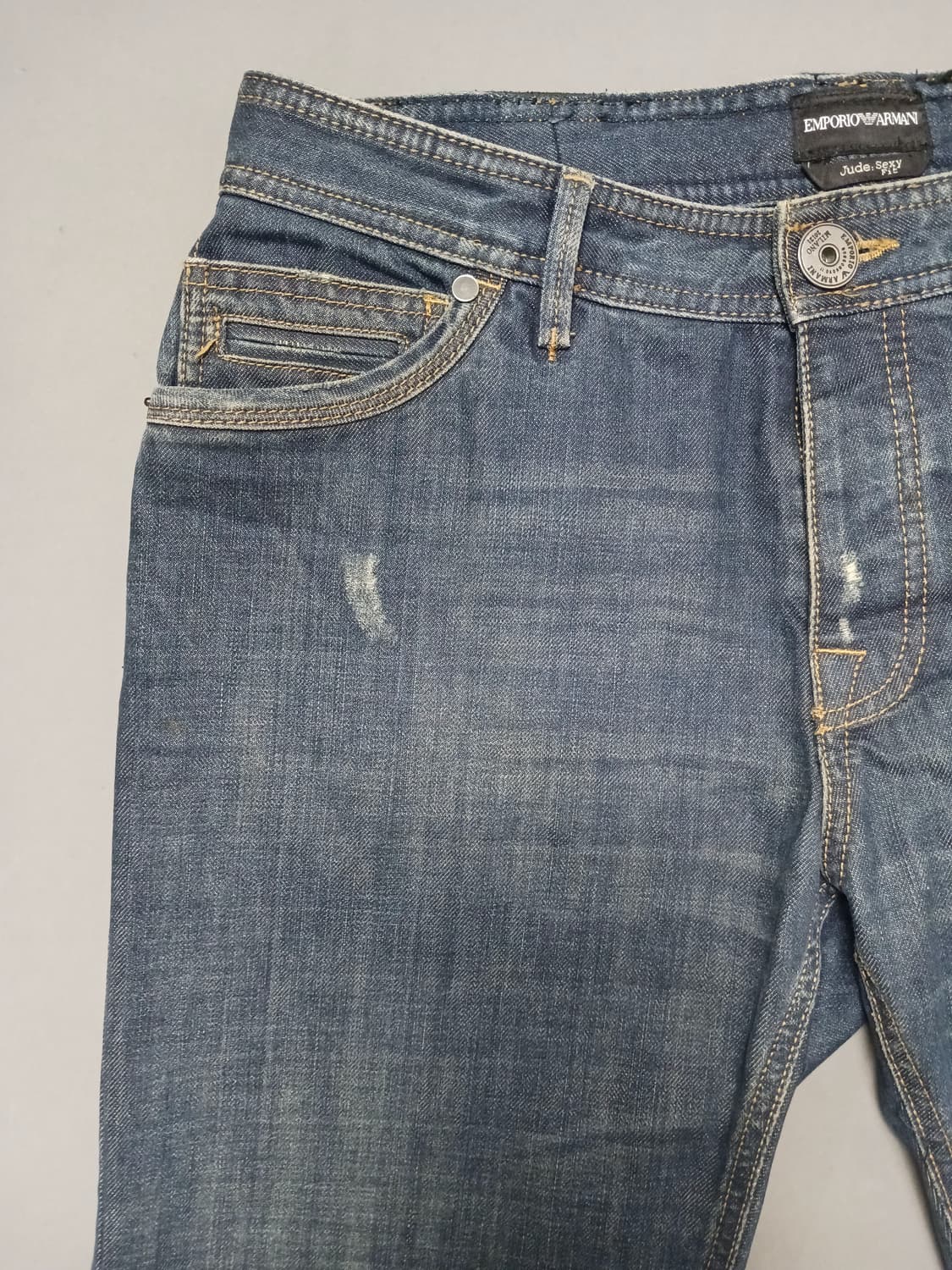 [33] 엠포리오 아르마니 스톤워싱 쥬드 섹시핏 진 청바지 상품이미지2